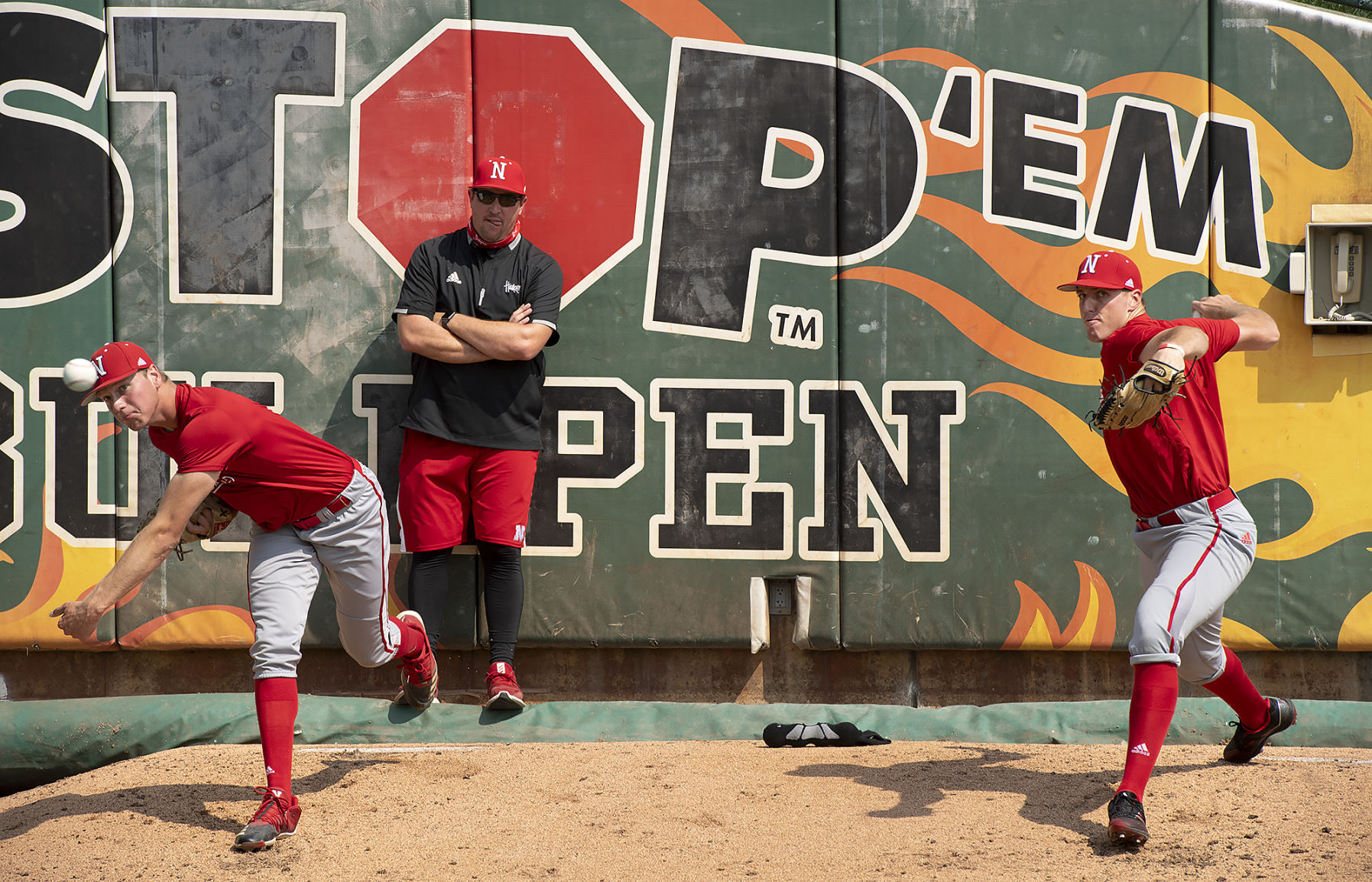 NU baseball practice, 9.7